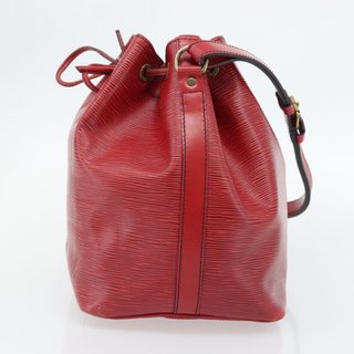 LOUIS VUITTON Epi Petit Noe Shoulder Bag Red