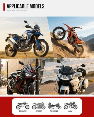 Bolsa Trasera Moto RIDEIRON Negra