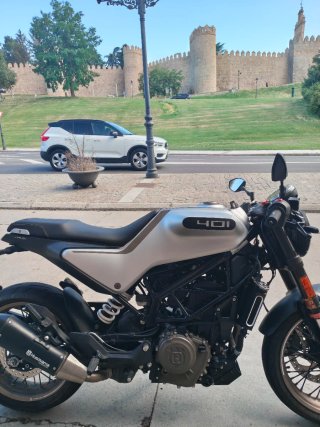 Husqvarna Vitpilen 401 Gris/Blanco