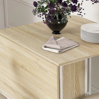 Mesa plegable madera y metal