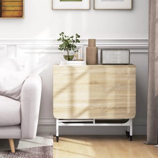 Mesa plegable madera y metal