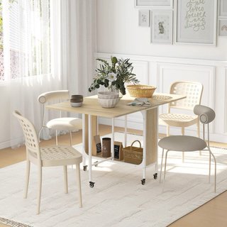 Mesa plegable madera y metal
