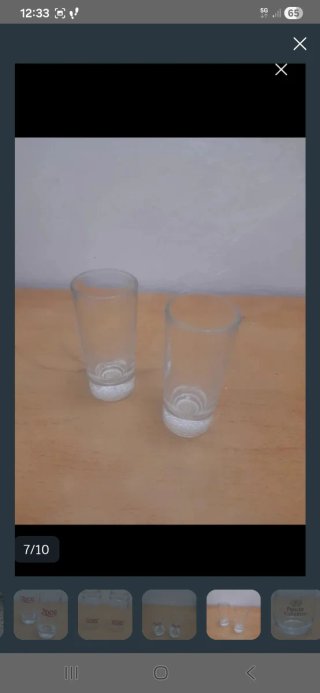 Juego  Vasos Chupito Largos
