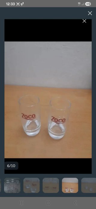 Juego  Vasos Chupito Largos