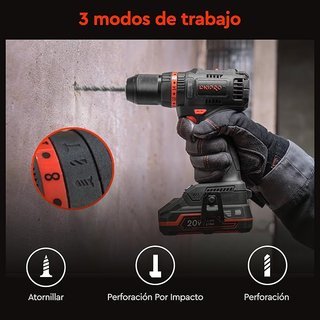 TALADRO LISTO PARA USAR KIT DNIPROM 20V 45Nm