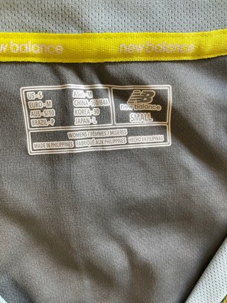 New Balance Top Sportivo Tennis Padel Grigio