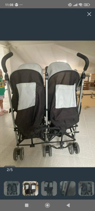 Carrito gemelar Hauck