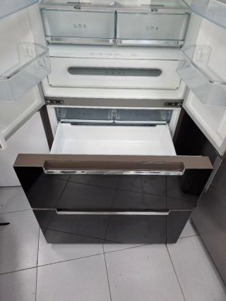 Nevera Teka Cristales Negra Combi Nofrost