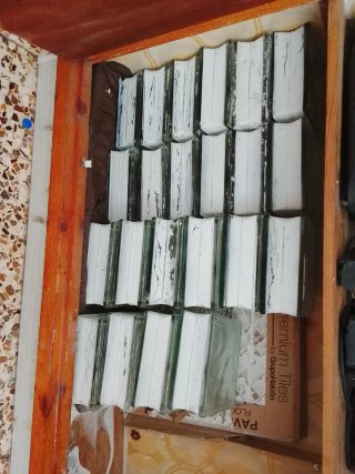 30 Ladrillos de Vidrio Pavés