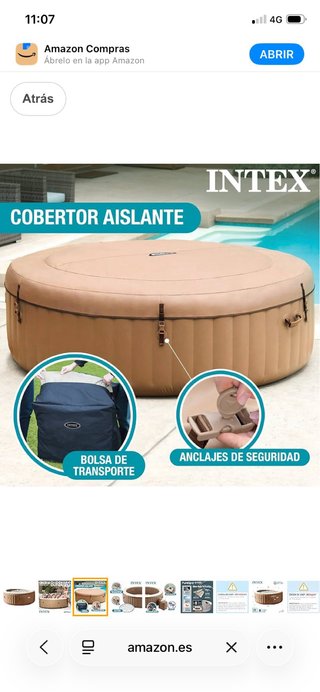 Jacuzzi INTEX 6 persone Beige