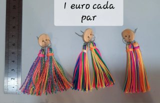 Pendientes Zarcillos Multicolor