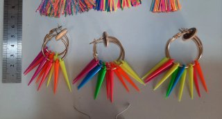 Pendientes Zarcillos Multicolor