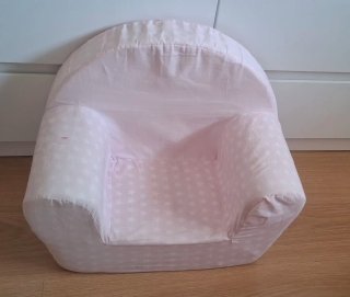 Sillón infantil rosa estrellas Medidas 52cm x 45cm