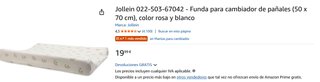 Funda para cambiador de pañales con estampado