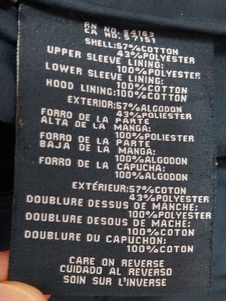 Parka Tommy Hilfiger Azul Marino, S, Sin estrenar