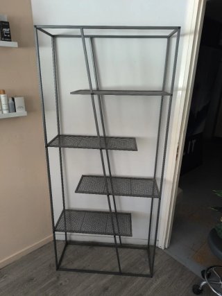 Estantería Metálica Gris 180x100cm aprox