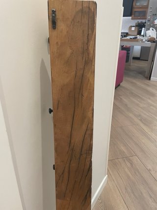 Appendiabiti in legno massello con ganci