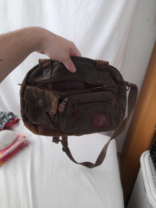Bolso vintage marrón