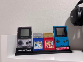 SOPORTE para Game Boy Color y 4 Juegos