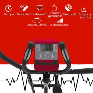 Deluxe13 Bicicleta Elíptica 8 Intensidades  150 kg