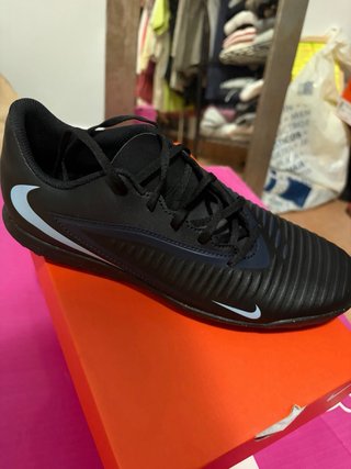 Nike Phantom Botas de Fútbol Negras y Azules