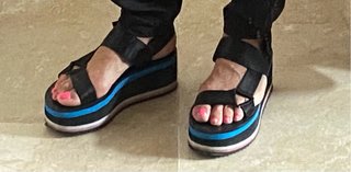 Sandalias de plataforma verano. Hago envios 24 hs