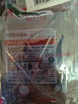 Disco Duro Toshiba L200 500GB 2.5 SATA 2