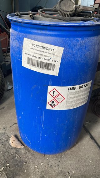 Bidón azul 200L