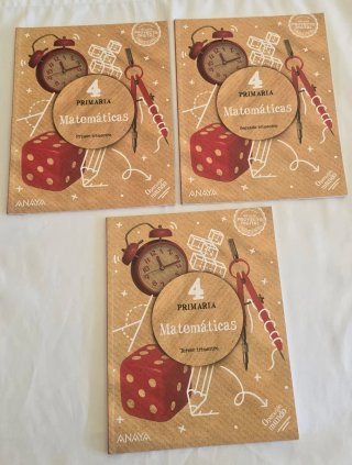 Libro de matemáticas de 4º primaria