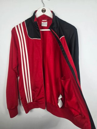 Chaqueta Vintage Adidas Talla S Roja y Negra