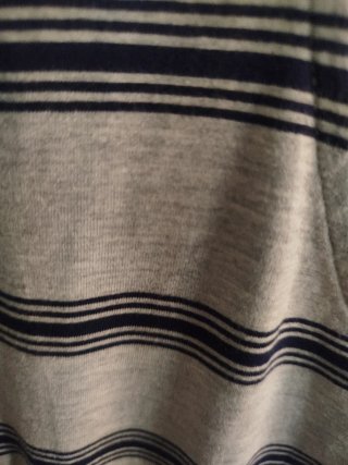 Vestido de punto a rayas
