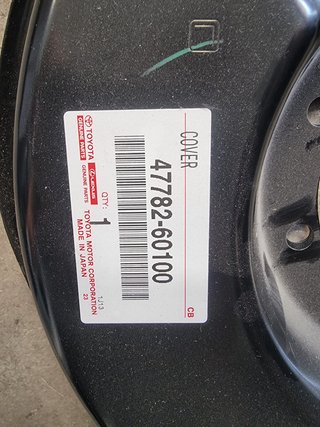 Protector disco Toyota HDJ80 47782-60100