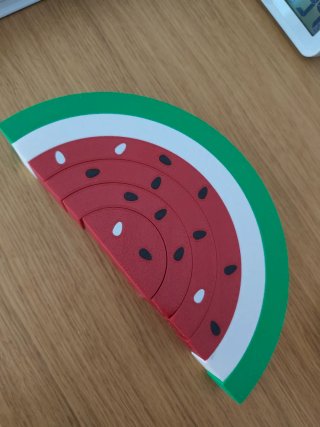Giocattoli Montessori Anguria Arcobaleno