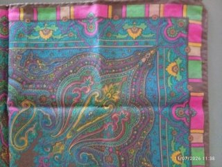 Pochette Etro Milano Made in Italy pura seta