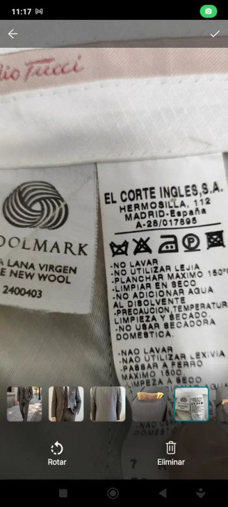 Traje de Caballero Emilio Tucchi Gris