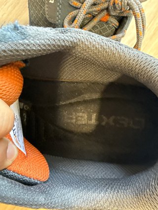 Zapatos de trabajo Dexter Hombre Gris Naranja