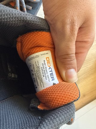 Zapatos de trabajo Dexter Hombre Gris Naranja