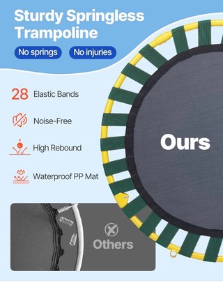 Trampolín Vevor para niños