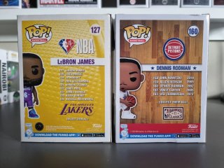Pack Funko Pop NBA LeBron y Dennis Rodman