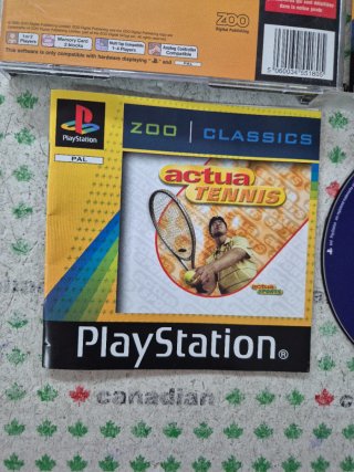 Actua Tennis PlayStation 1
