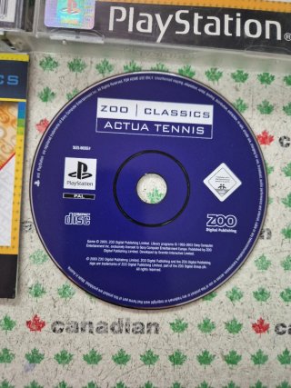 Actua Tennis PlayStation 1