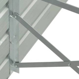 Arriate jardín acero galvanizado 320×40×45cm