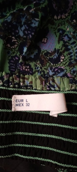 Vestido tirantes estampado paisley