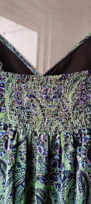 Vestido tirantes estampado paisley