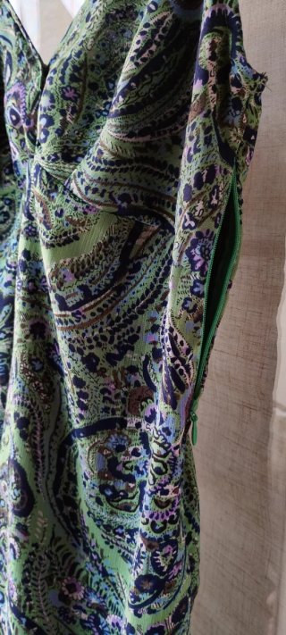 Vestido tirantes estampado paisley