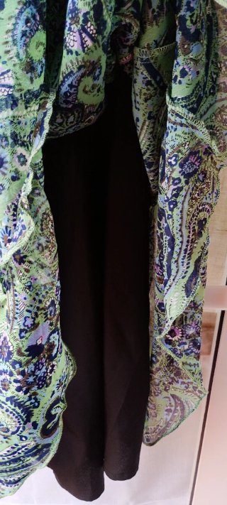Vestido tirantes estampado paisley