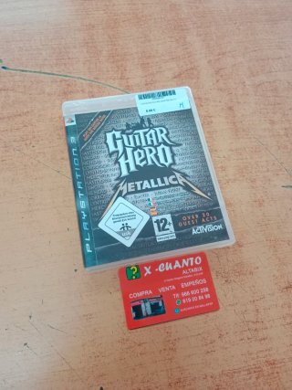 JUEGO PS3 GUITAR HERO METALLICA