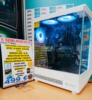 Ordenador Gaming/Diseño Gráfico Intel i5