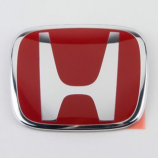 EMBLEMA LOGO HONDA ROJO 75731-TFO-003 9x7,5cm