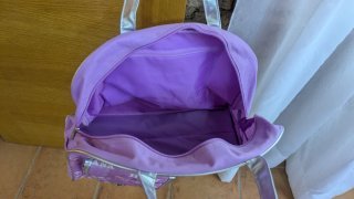 Bolso Morado Hannah Montana Niña